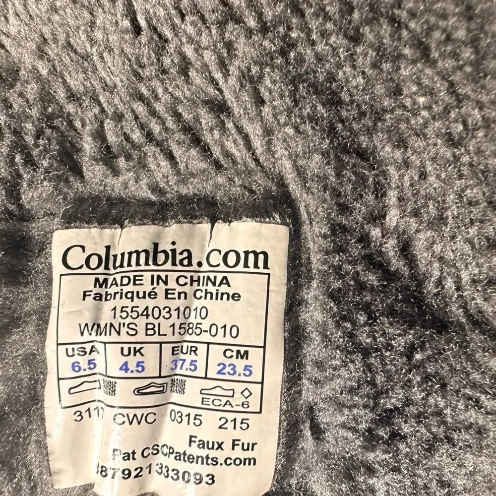 Columbia Minx Mid II Omni-Heat Black Winter Boots
